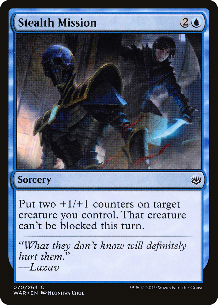 Stealth Mission (WAR-070) [War of the Spark] Foil