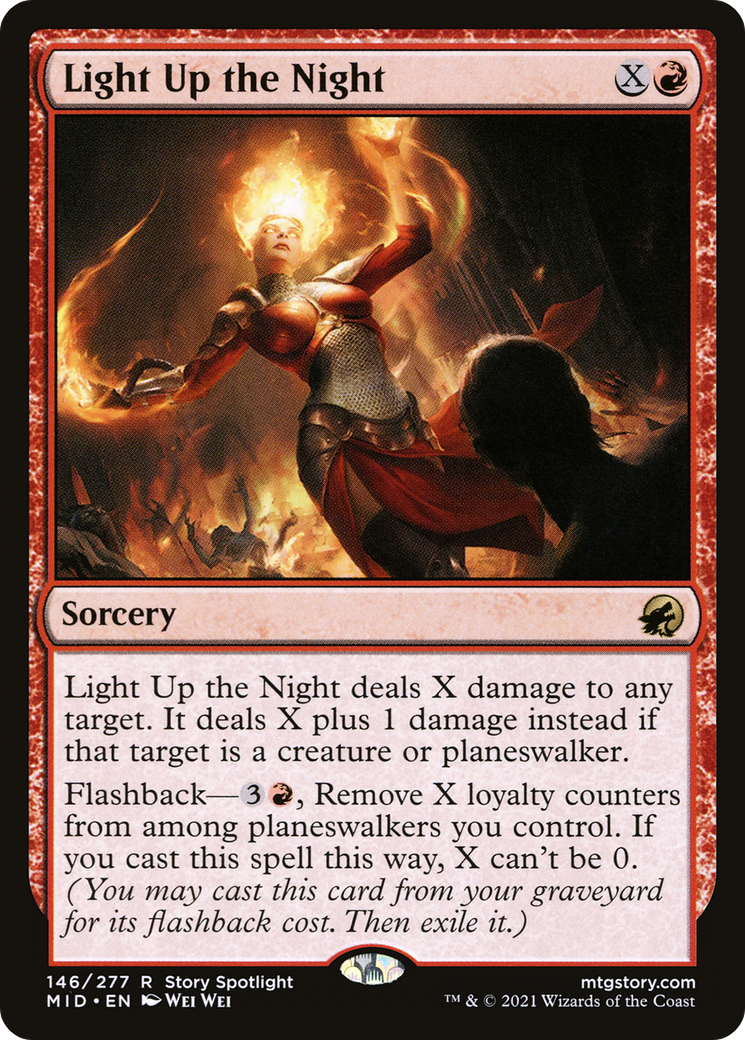 Light Up the Night (MID-146) [Innistrad: Midnight Hunt]
