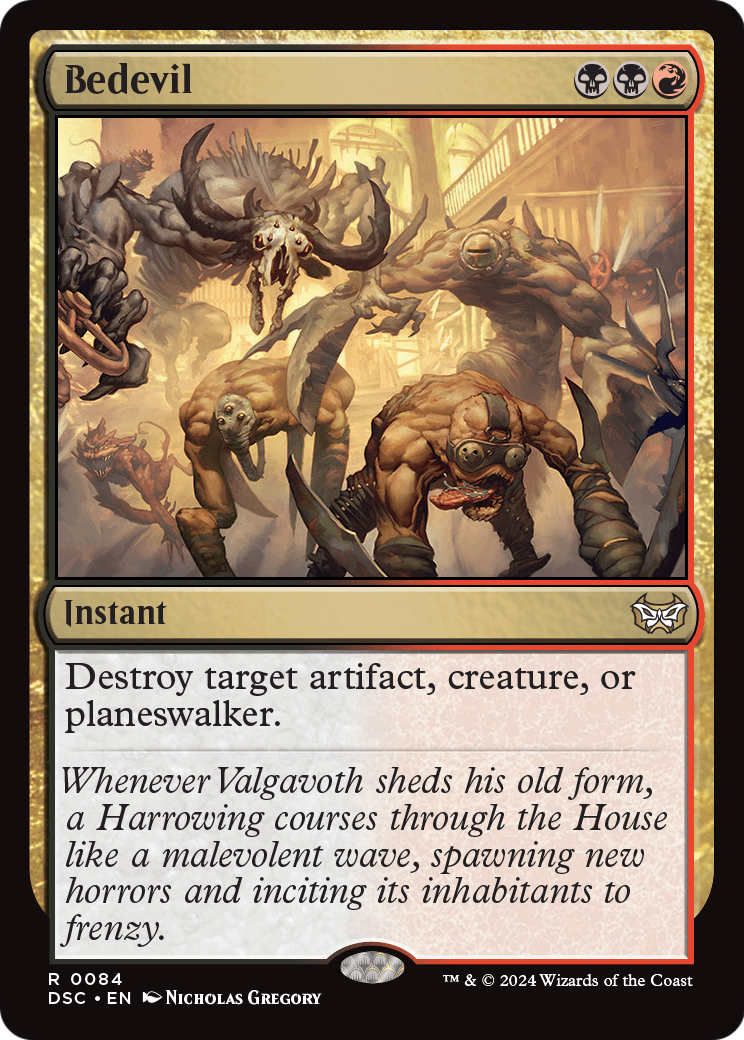 Bedevil (DSC-084) [Duskmourn: House of Horror Commander]