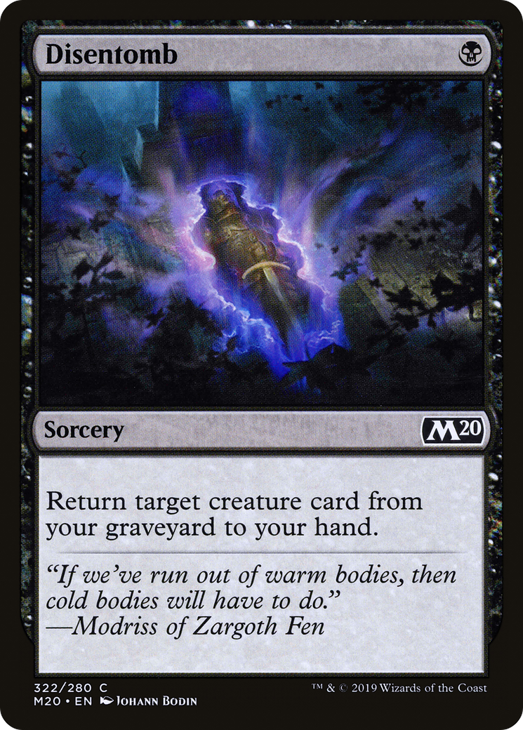 Disentomb (M20-322) [Core Set 2020]