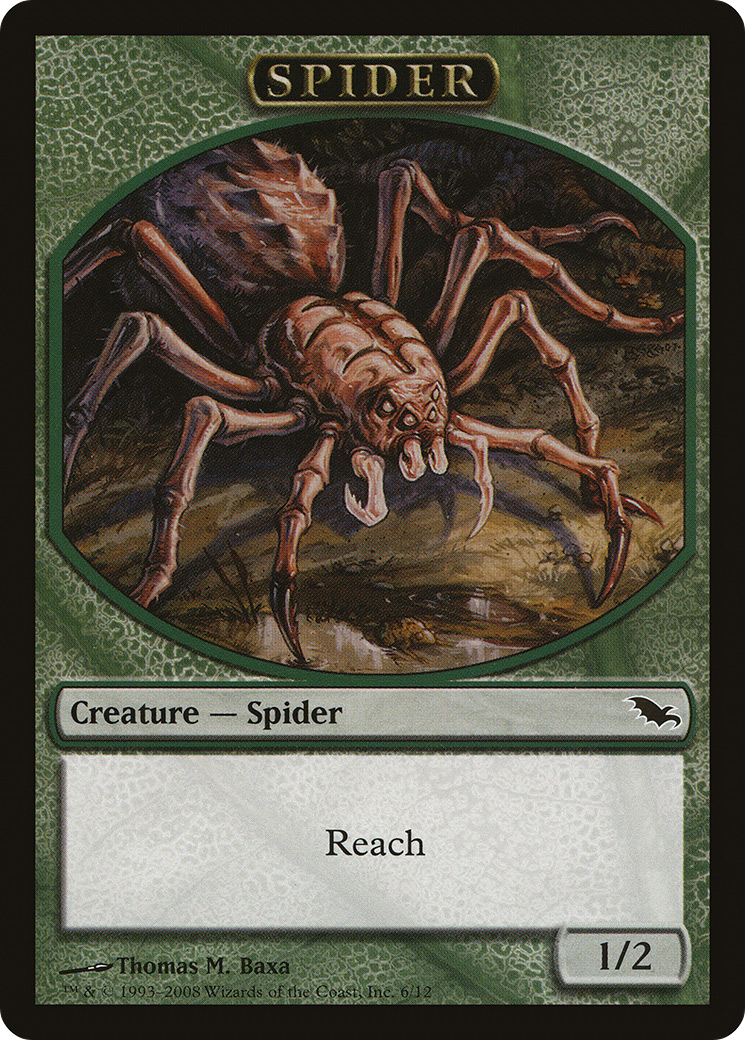 Spider Token (SHM-006) [Shadowmoor Tokens]
