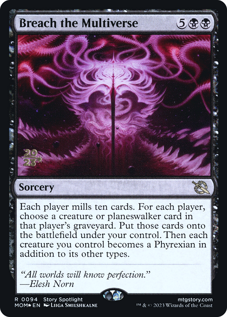 Breach the Multiverse (PRE-094) [March of the Machine Promos] Foil