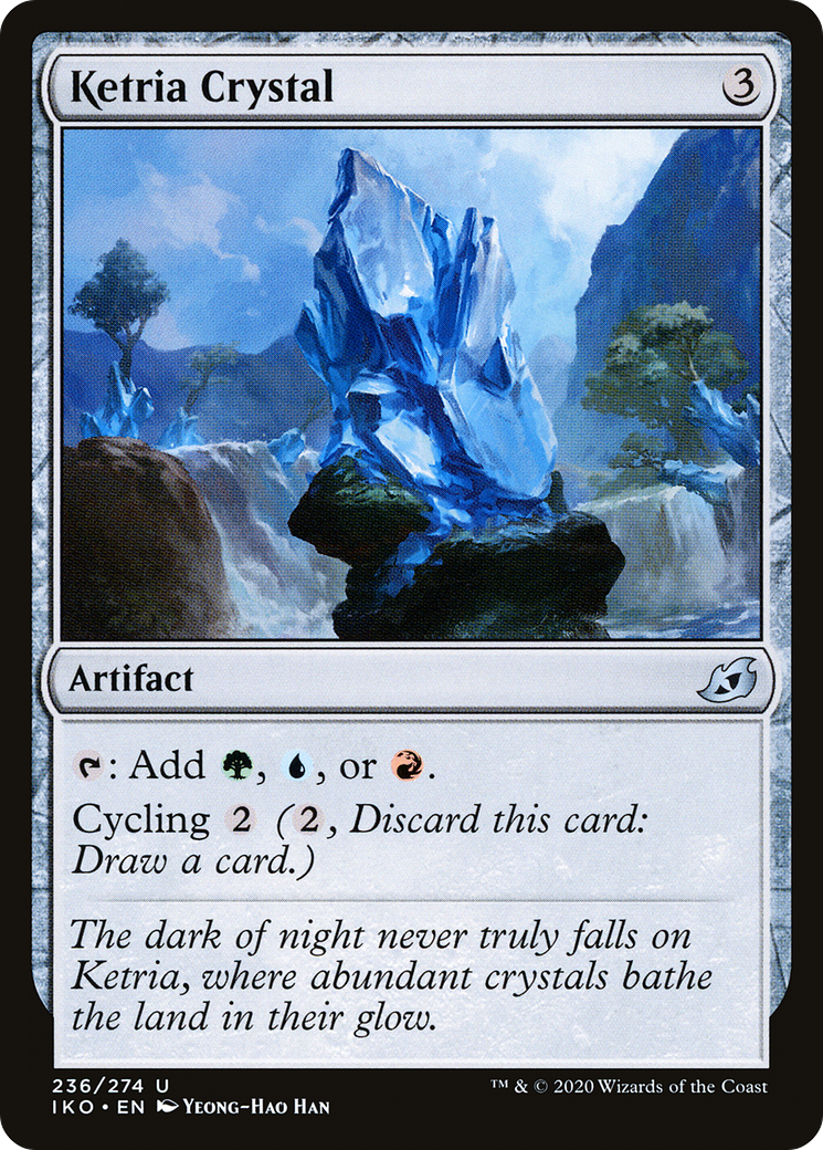 Ketria Crystal (IKO-236) [Ikoria: Lair of Behemoths] Foil