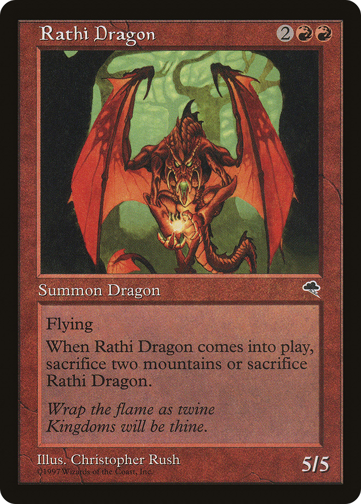 Rathi Dragon (TMP-196) [Tempest]