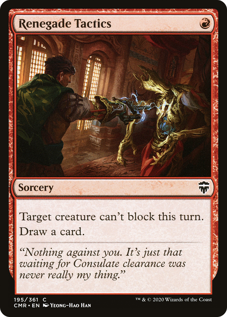 Renegade Tactics (CMR-195) [Commander Legends]