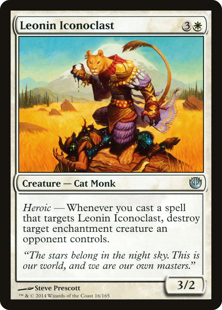 Leonin Iconoclast (JOU-016) [Journey into Nyx] Foil