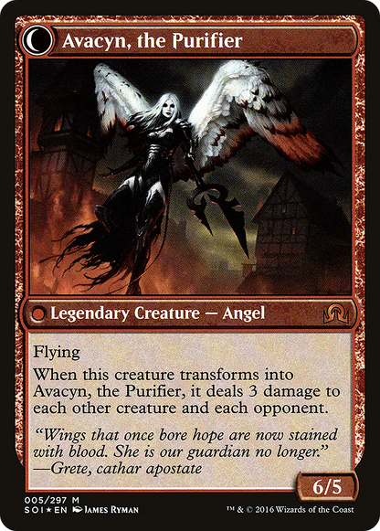 Archangel Avacyn (PRE-05S) [Shadows over Innistrad Promos] Foil