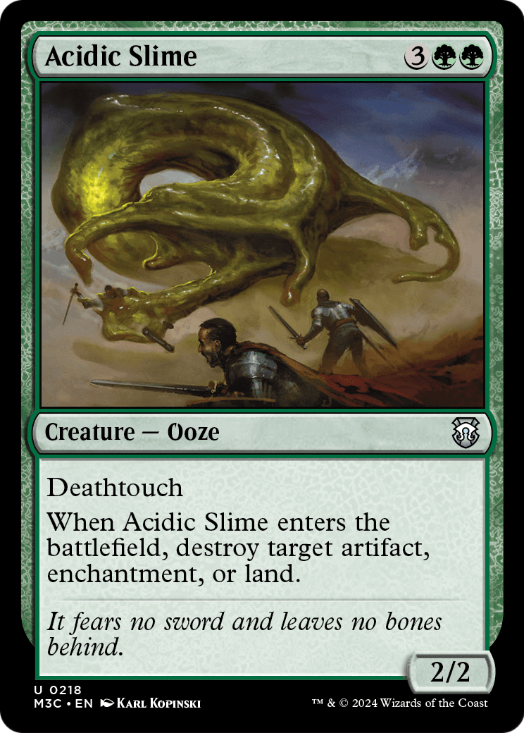 Acidic Slime (M3C-218) [Modern Horizons 3 Commander]