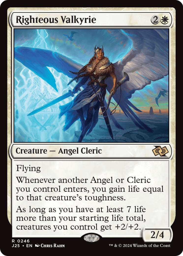 Righteous Valkyrie (J25-246) [Foundations Jumpstart]