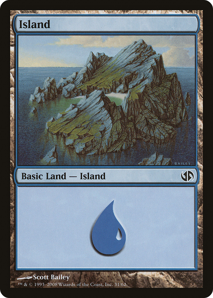 Island (DD2-031) [Duel Decks: Jace vs. Chandra]