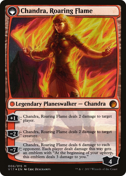 Chandra, Fire of Kaladesh (V17-006) [From the Vault: Transform] Foil