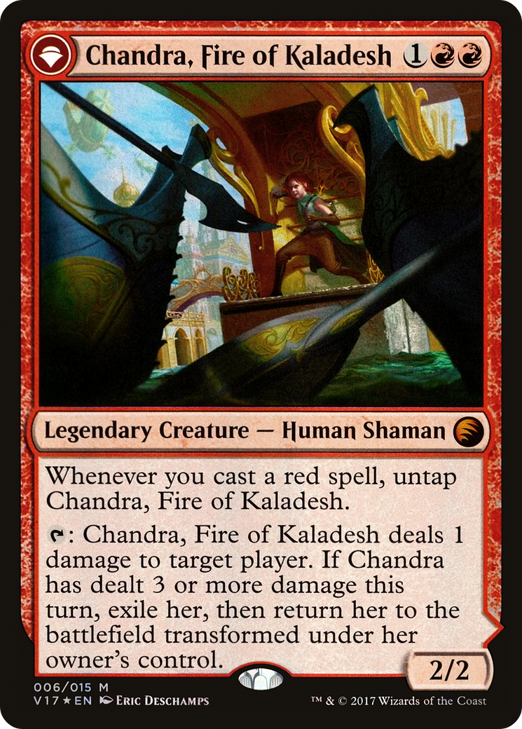 Chandra, Fire of Kaladesh (V17-006) [From the Vault: Transform] Foil