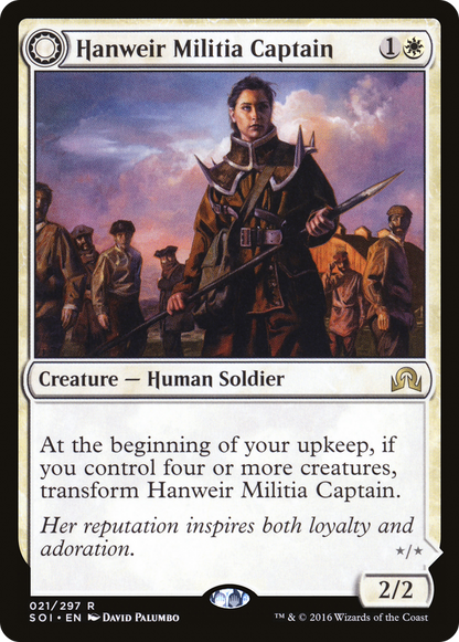Hanweir Militia Captain (SOI-021) [Shadows over Innistrad]
