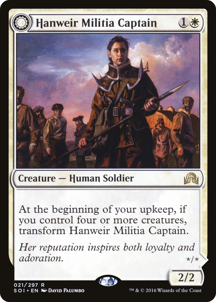 Hanweir Militia Captain (SOI-021) [Shadows over Innistrad] Foil