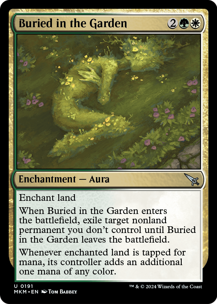 Buried in the Garden (MKM-191) [Murders at Karlov Manor] Foil