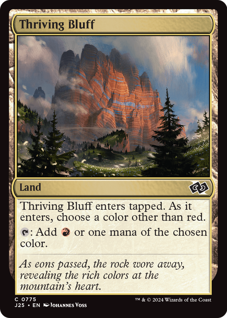 Thriving Bluff (J25-775) [Foundations Jumpstart]