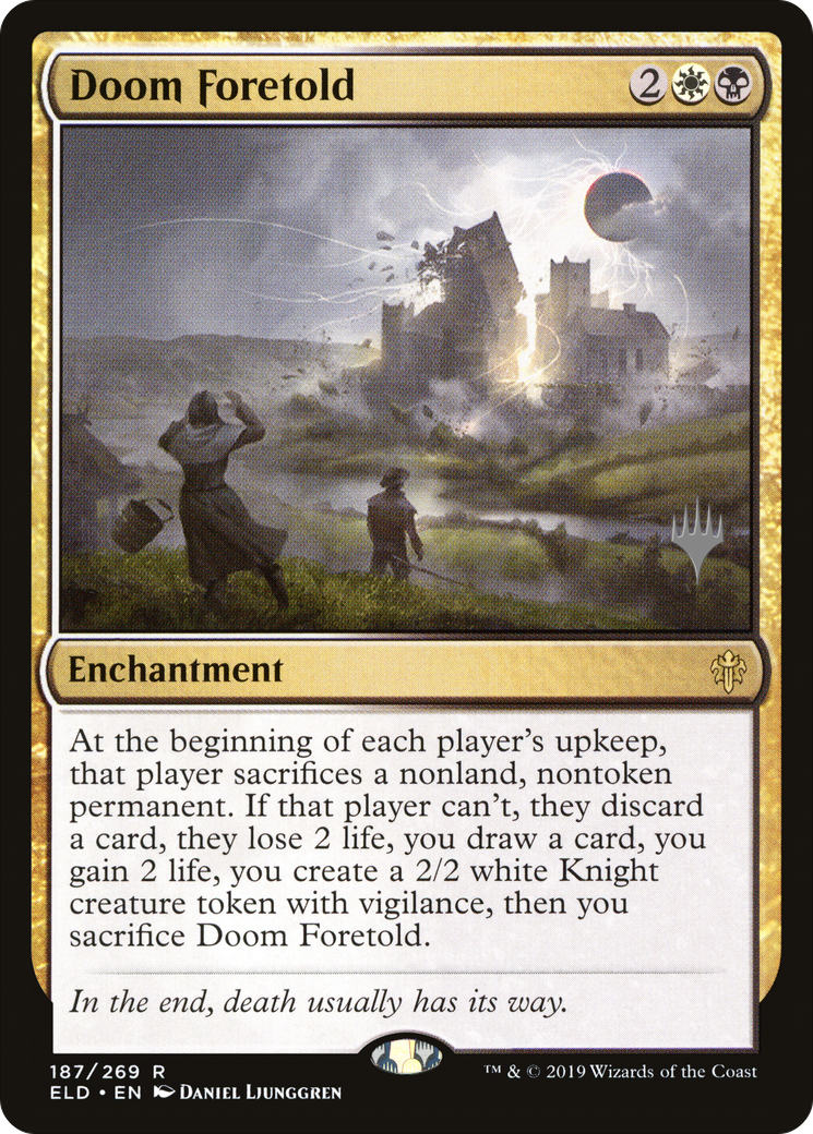 Doom Foretold (PPELD-187) [Promo Pack: Throne of Eldraine Promos]