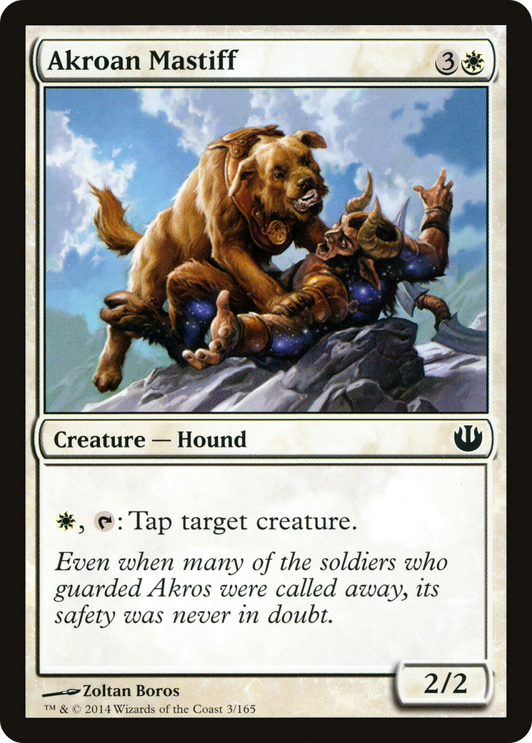 Akroan Mastiff (JOU-003) [Journey into Nyx] Foil