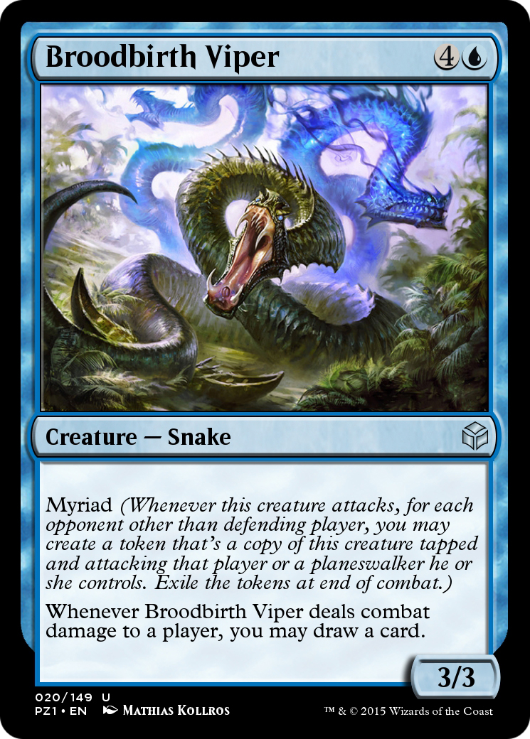 Broodbirth Viper (PZ1-020) [Legendary Cube Prize Pack]