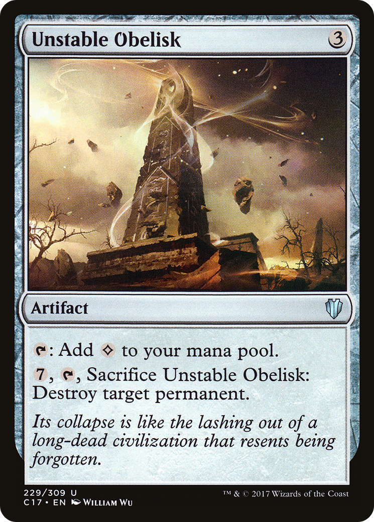 Unstable Obelisk (C17-229) [Commander 2017]