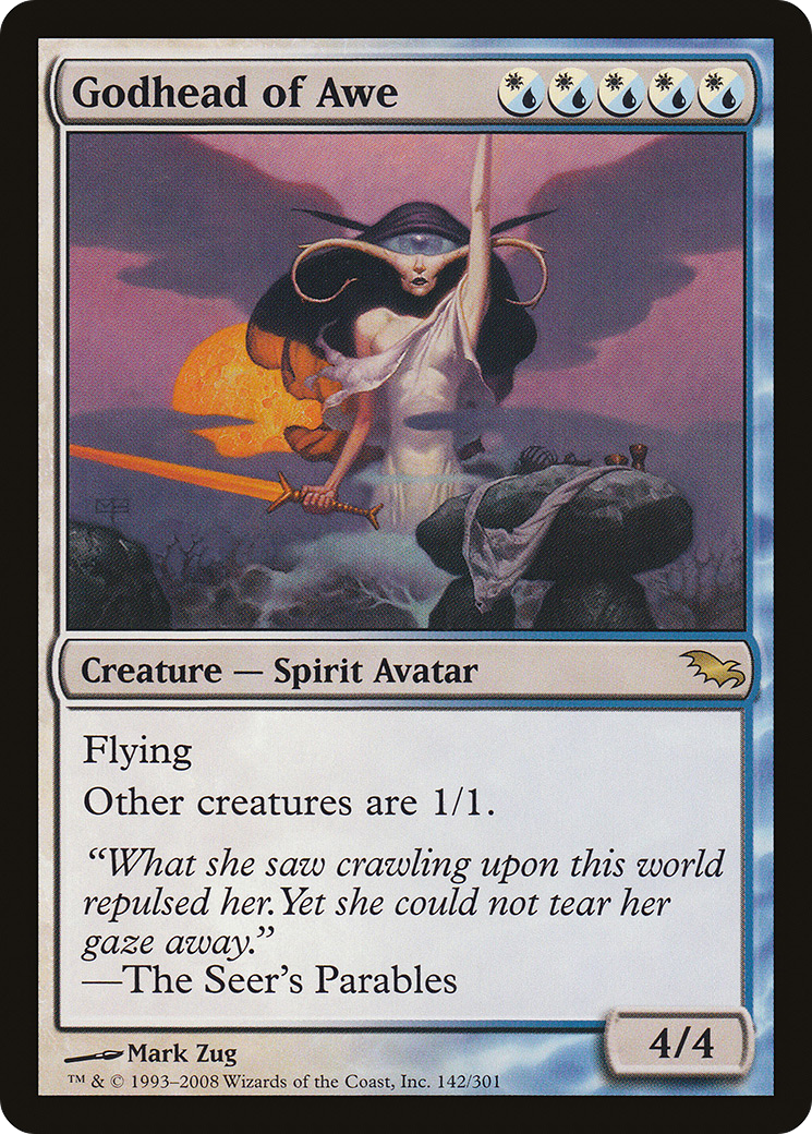 Godhead of Awe (SHM-142) [Shadowmoor] Foil