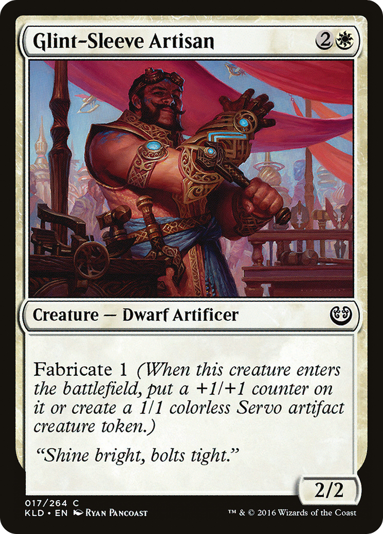 Glint-Sleeve Artisan (KLD-017) [Kaladesh] Foil