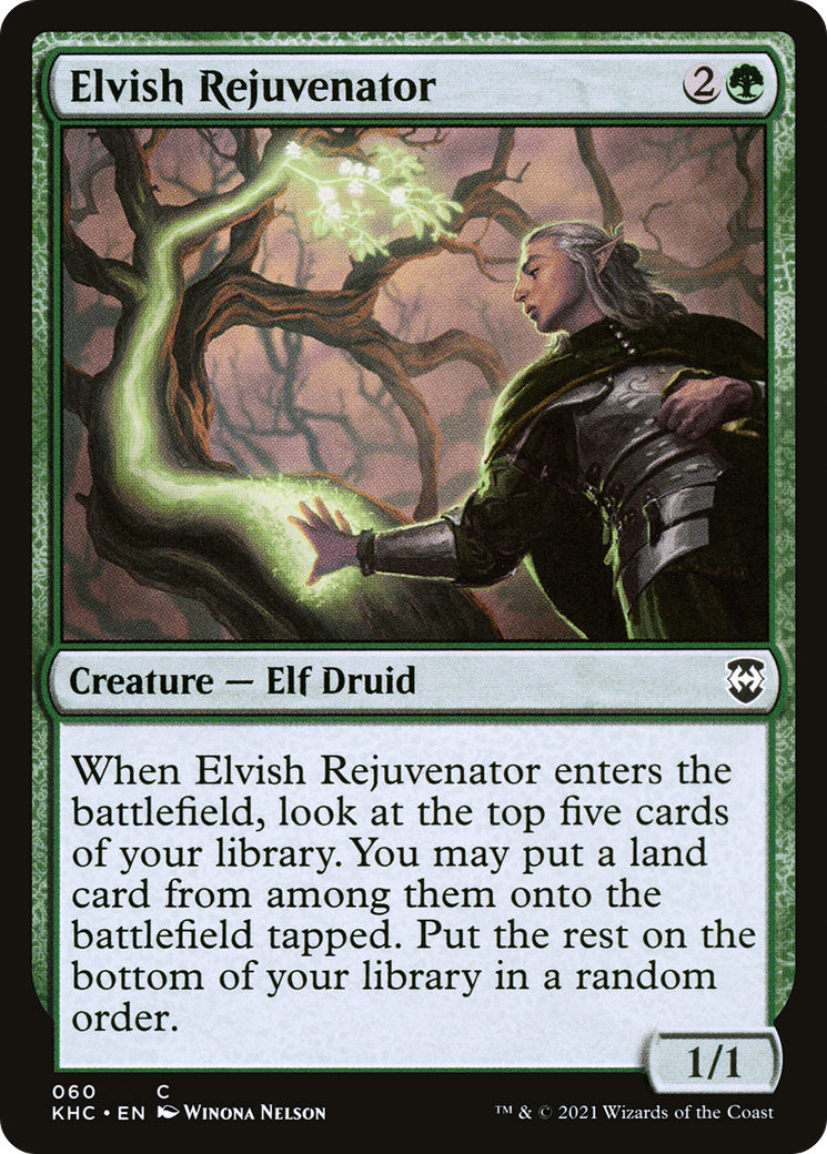 Elvish Rejuvenator (KHC-060) [Kaldheim Commander]