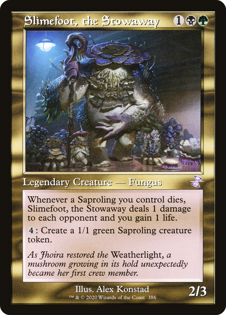 Slimefoot, the Stowaway (TSR-386) [Time Spiral Remastered] Foil