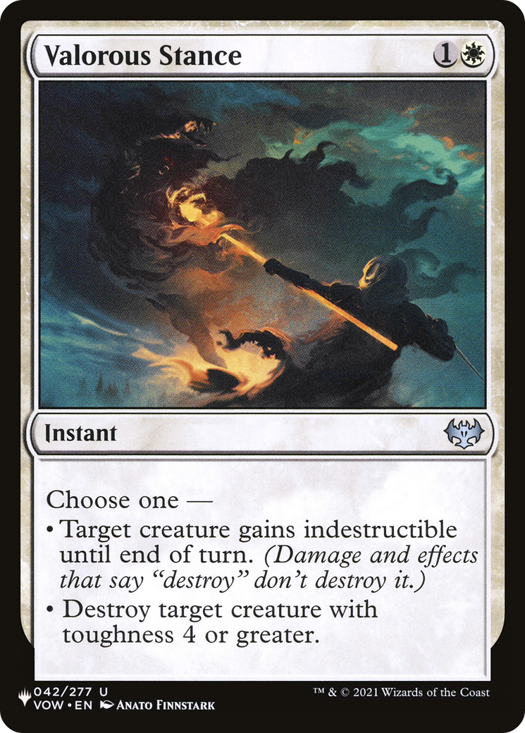 Valorous Stance (LIST-VOW-42) [The List]