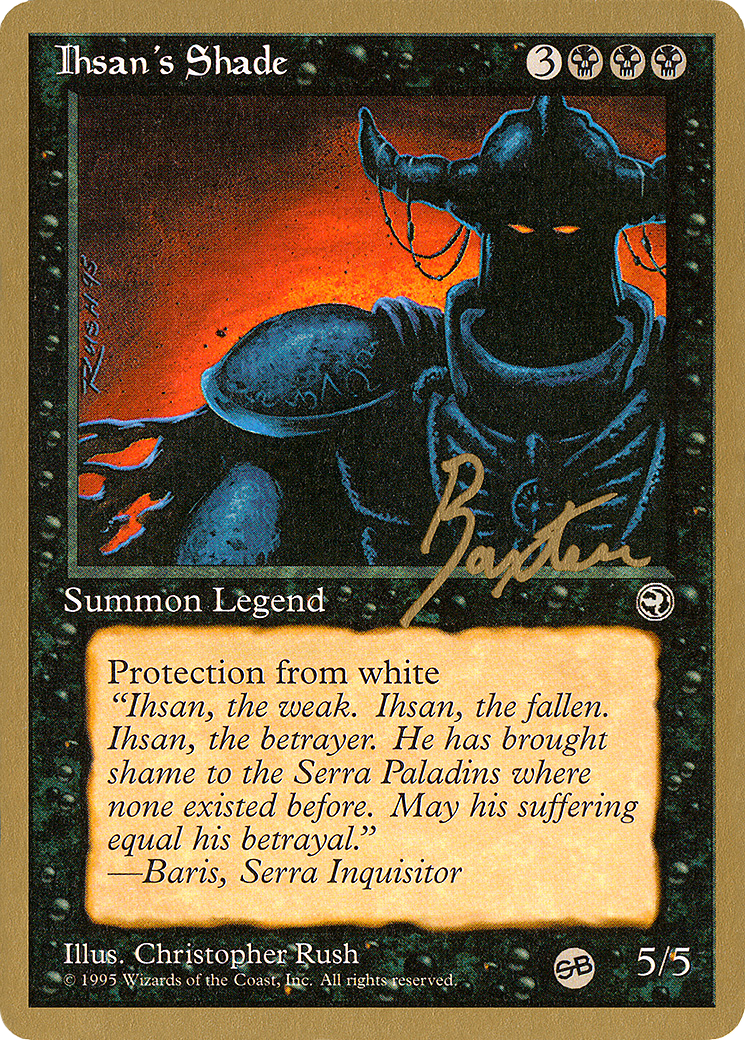 Ihsan's Shade - 1996 George Baxter (HML) (SB) [Pro Tour Collector Set]