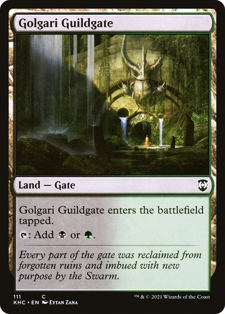 Golgari Guildgate (KHC-111) [Kaldheim Commander]