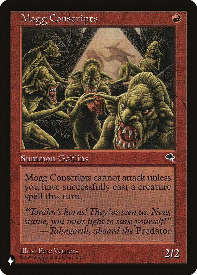 Mogg Conscripts (LIST-TMP-189) [The List]