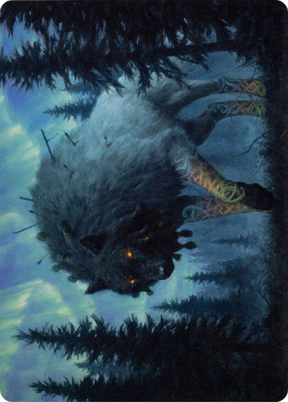 Sarulf, Realm Eater // Sarulf, Realm Eater (ASKHM-065) (Borderless) [Art Series: Kaldheim] Foil