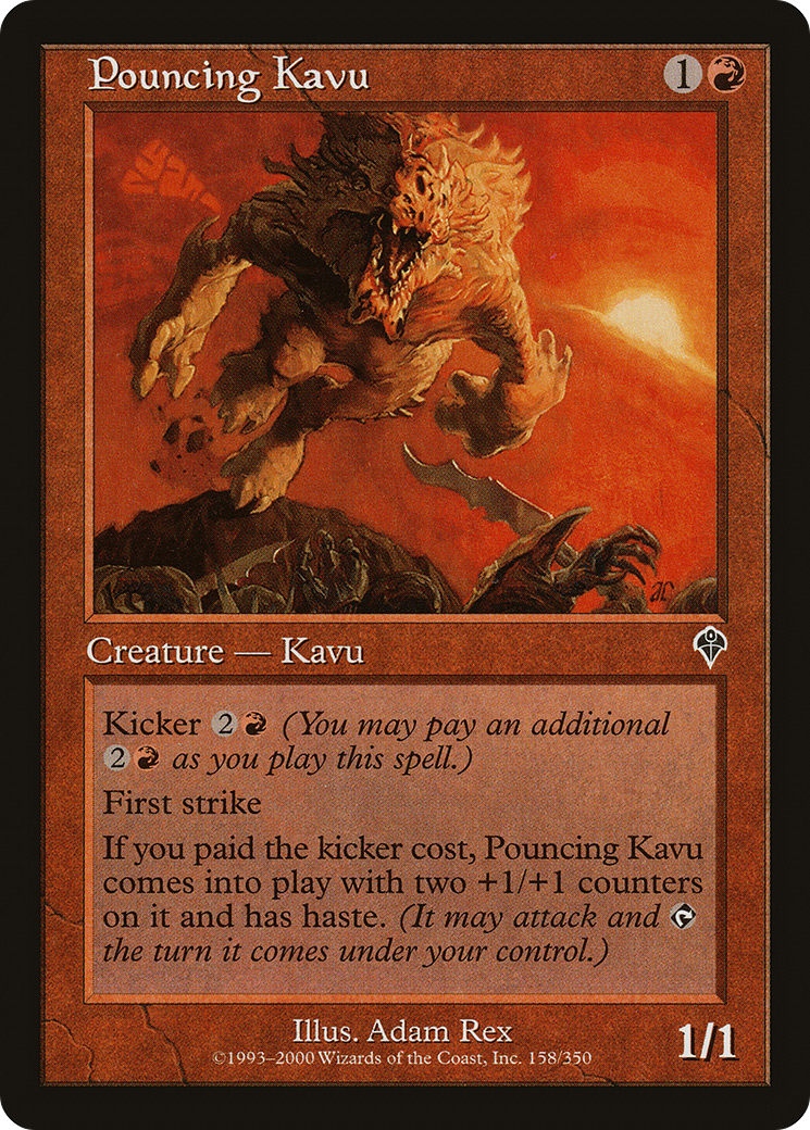 Pouncing Kavu (INV-158) [Invasion]