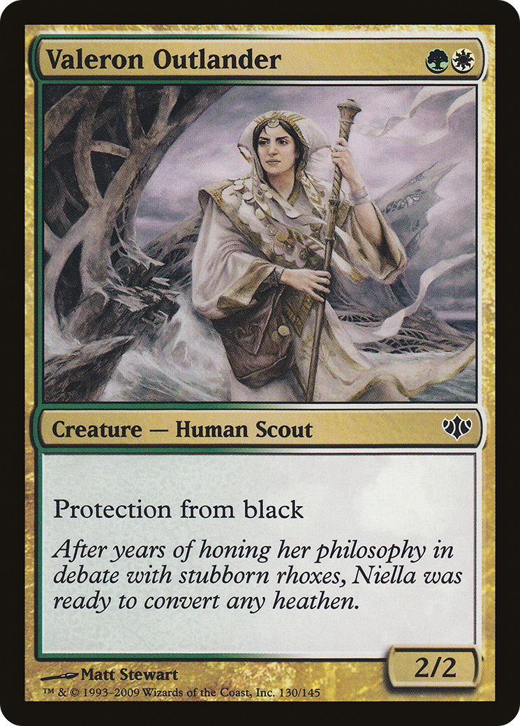 Valeron Outlander (CON-130) [Conflux] Foil
