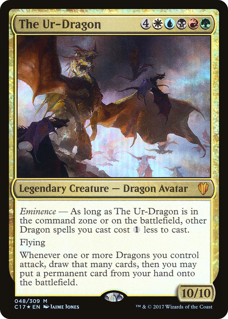 The Ur-Dragon (C17-048) [Commander 2017] Foil