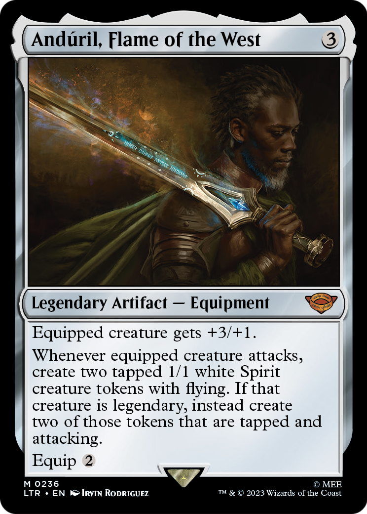 Anduril, Flame of the West (LTR-236) [The Lord of the Rings: Tales of Middle-earth] Foil