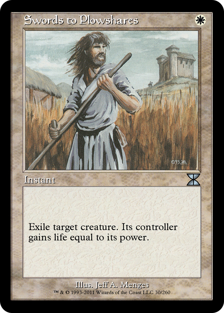 Swords to Plowshares (ME4-030) [Masters Edition IV]
