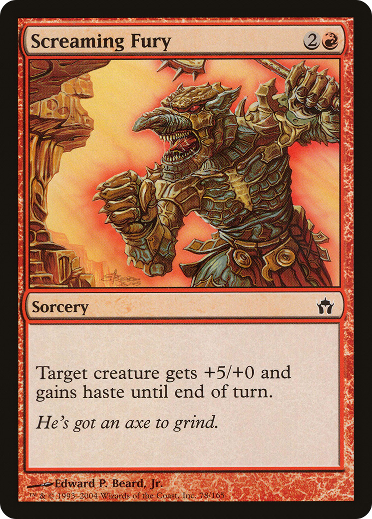 Screaming Fury (5DN-078) [Fifth Dawn] Foil