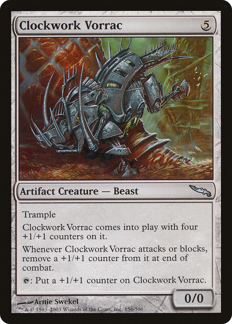 Clockwork Vorrac (MRD-156) [Mirrodin] Foil