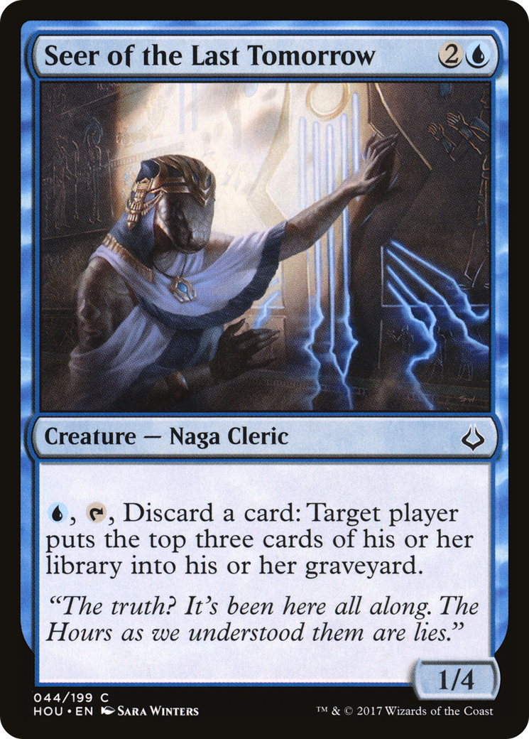 Seer of the Last Tomorrow (HOU-044) [Hour of Devastation] Foil