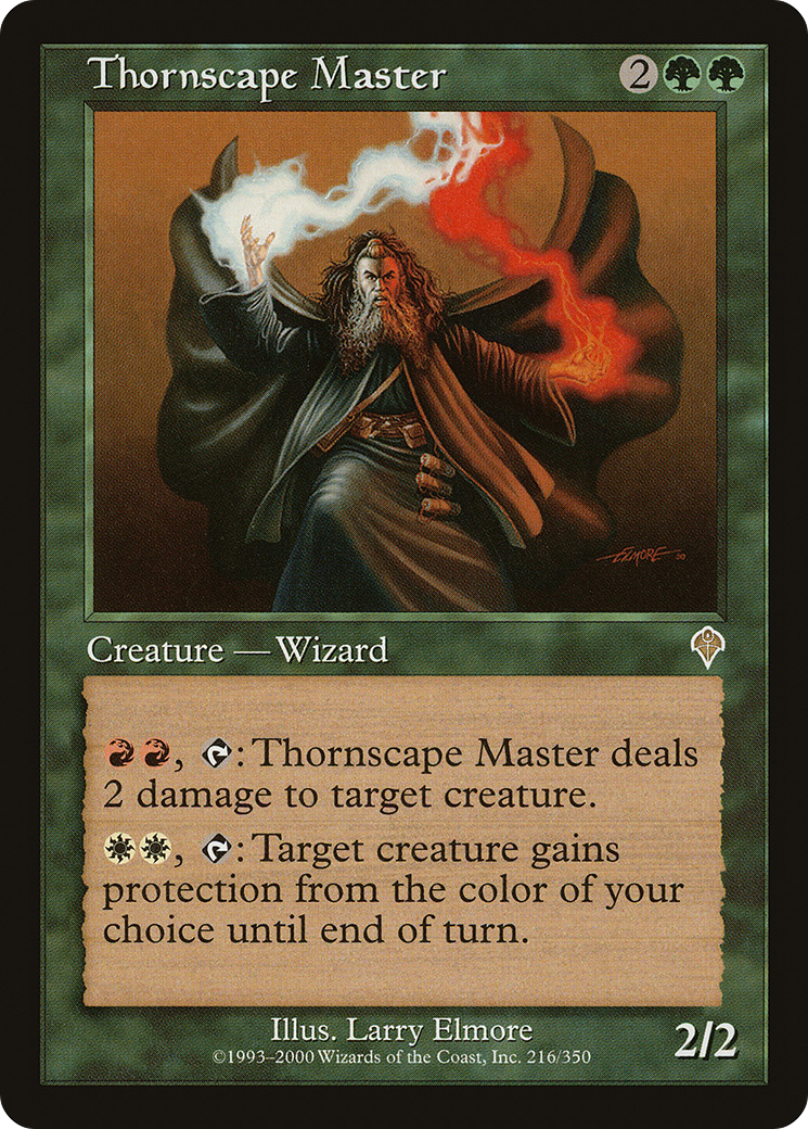 Thornscape Master (INV-216) [Invasion] Foil