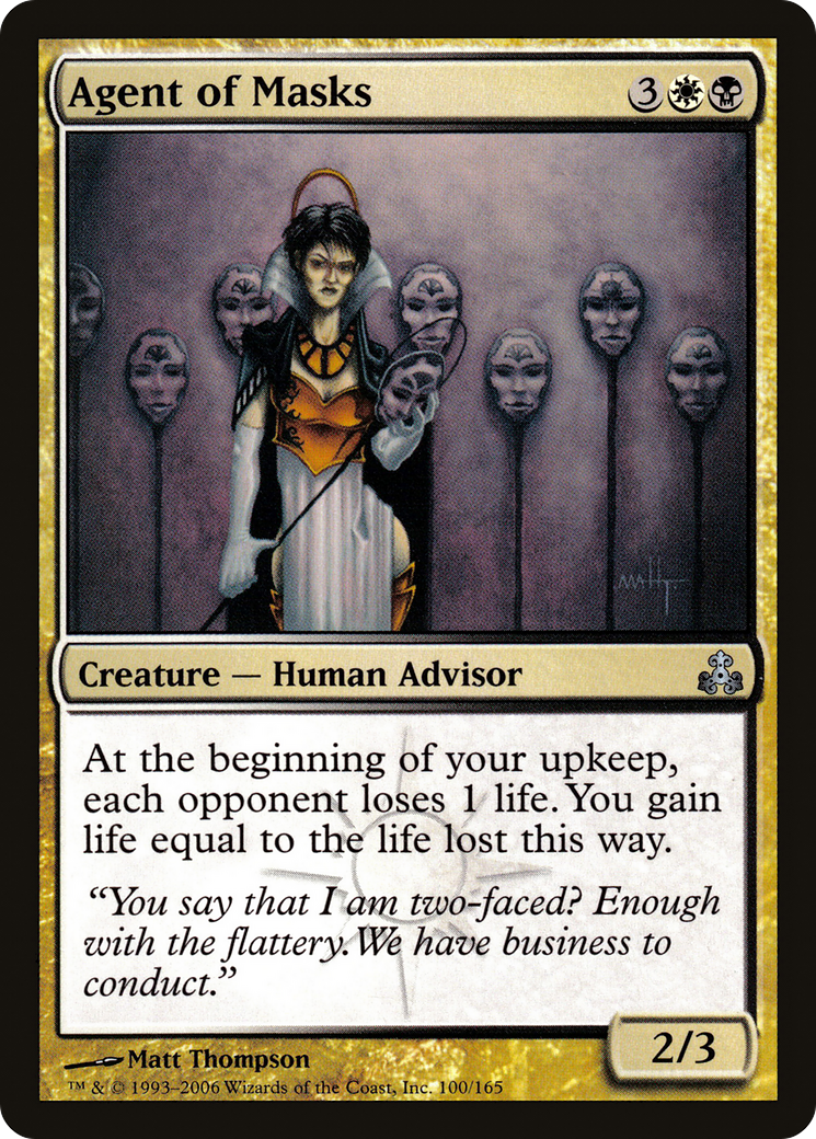 Agent of Masks (GPT-100) [Guildpact] Foil