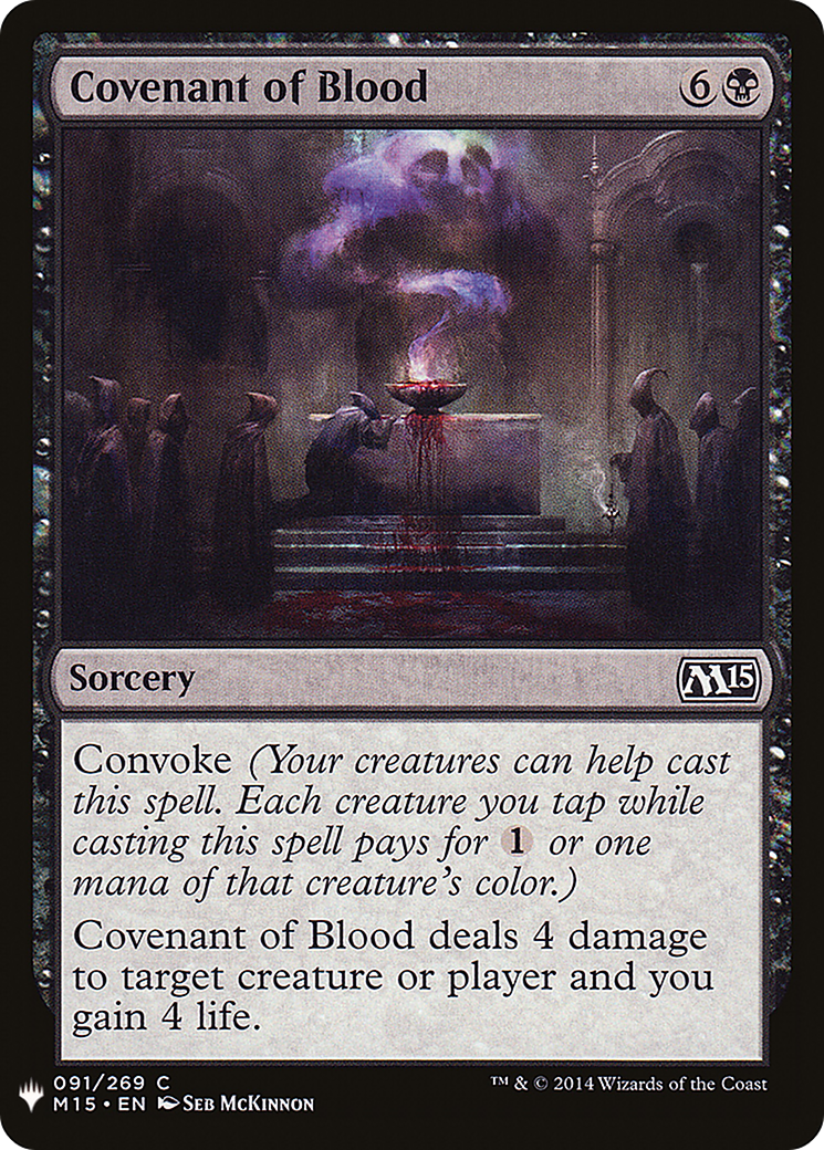 Covenant of Blood (LIST-M15-91) [The List]