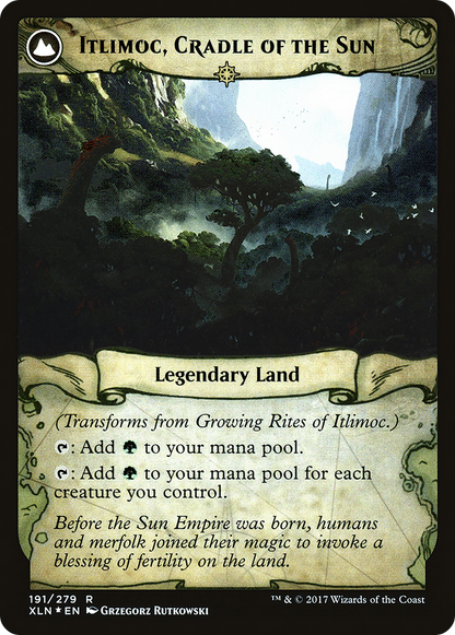 Growing Rites of Itlimoc (XLN) (PRE-191S) [Ixalan Promos] Foil