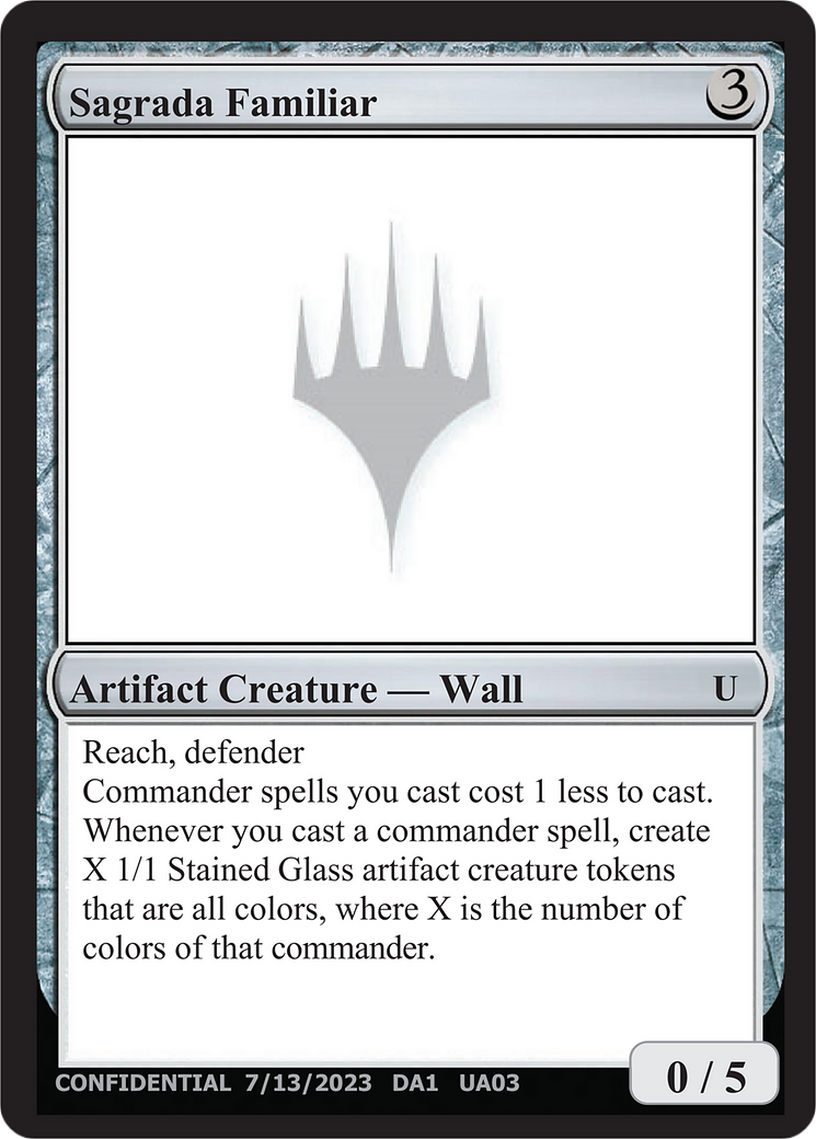 Sagrada Familiar (UNK-UA03D) [Unknown Event]