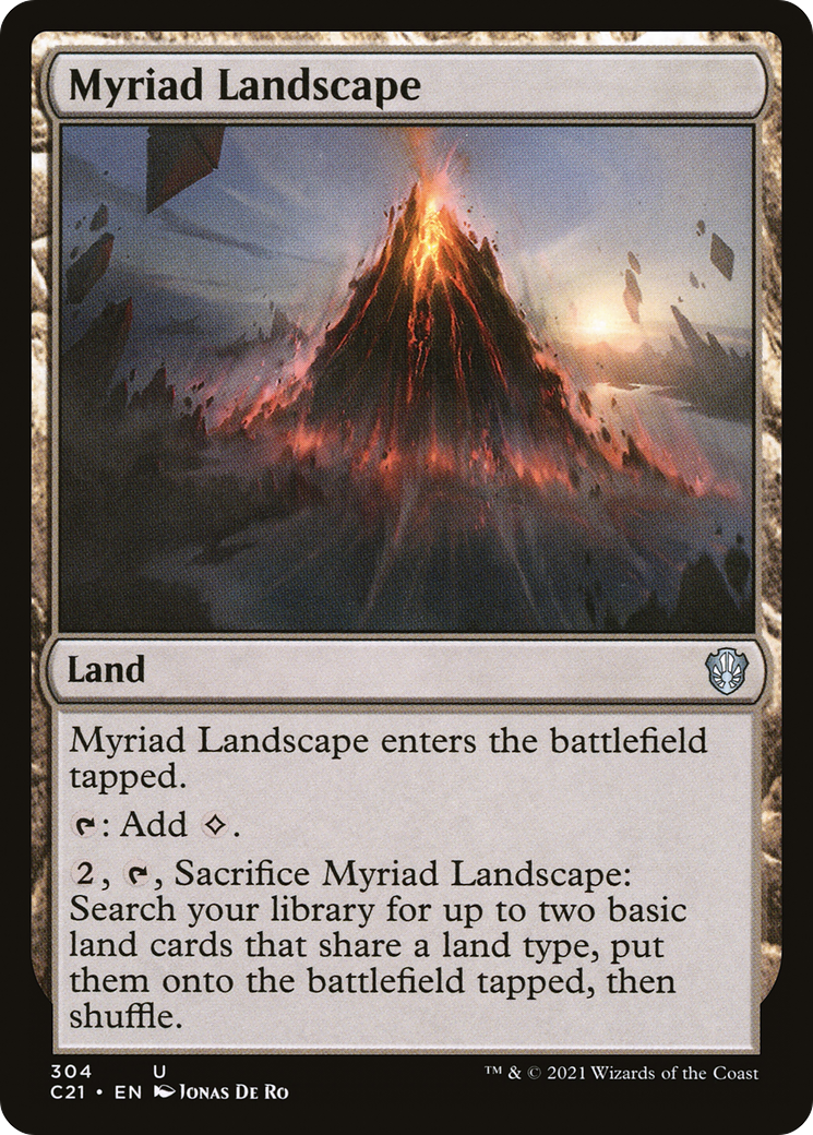 Myriad Landscape (C21-304) [Commander 2021]