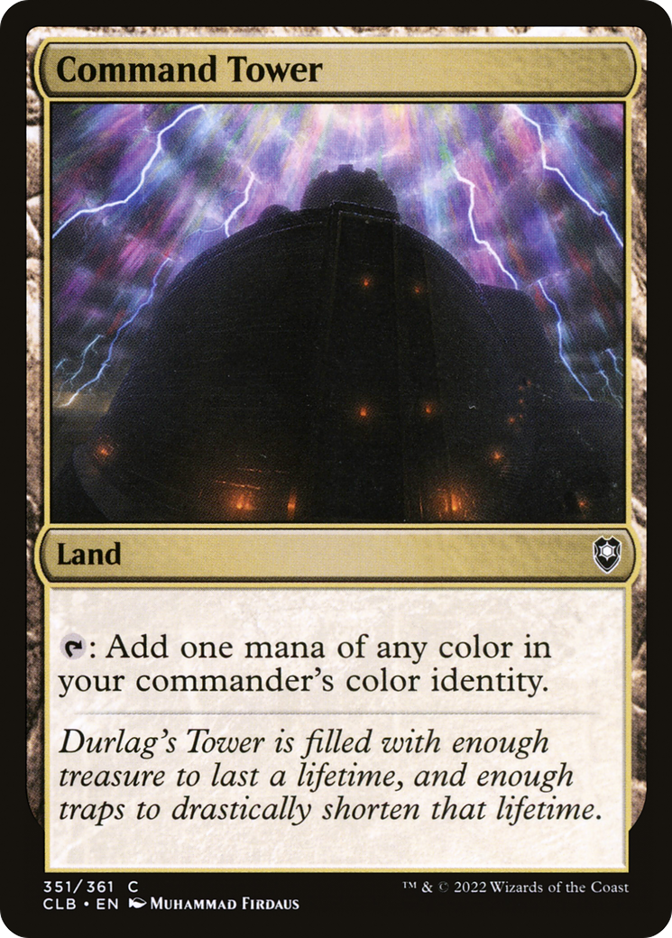 Command Tower (CLB-351) [Commander Legends: Battle for Baldur's Gate] Foil