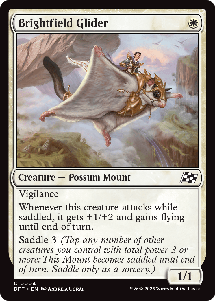 Brightfield Glider (DFT-004) [Aetherdrift] Foil