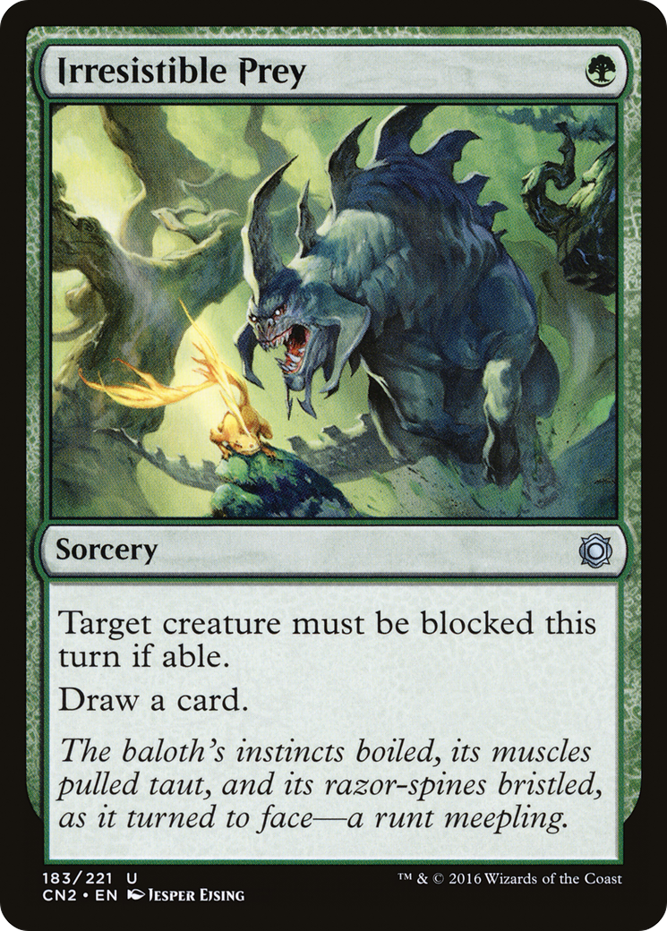 Irresistible Prey (CN2-183) [Conspiracy: Take the Crown] Foil